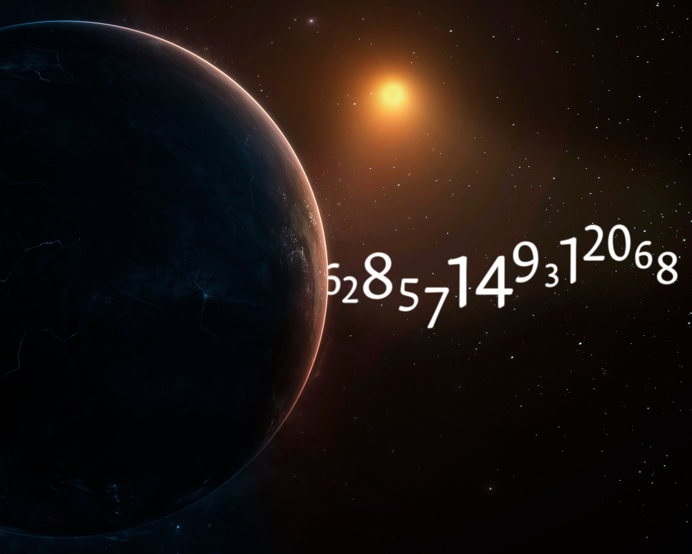 Visualization of NASA exploring astronomical numbers through galaxies stars and spacecraft in deep space