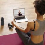 Virtual fitness classes for employees improving workplace wellness