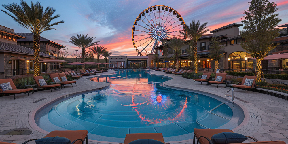 Family enjoying rides at Dubai Parks and Resorts